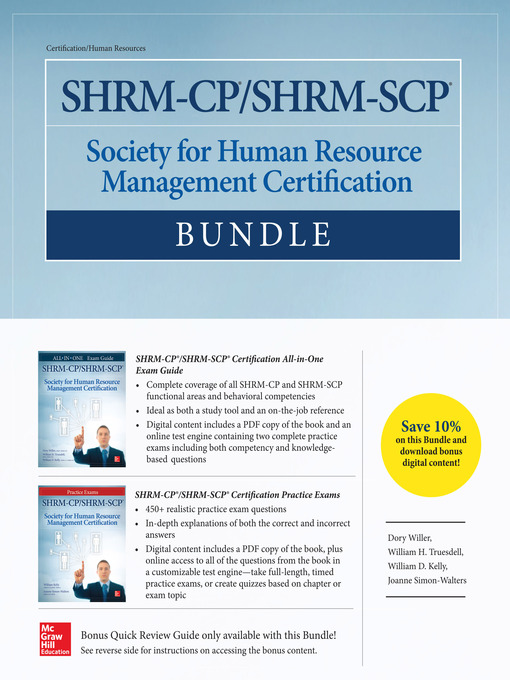 Title details for SHRM-CP/SHRM-SCP Certification Bundle by Dory Willer - Wait list